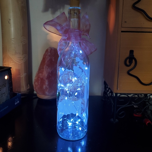 🦃 HAND CRAFTED decoupage collage Christmas lights decor - Picture 3 of 8